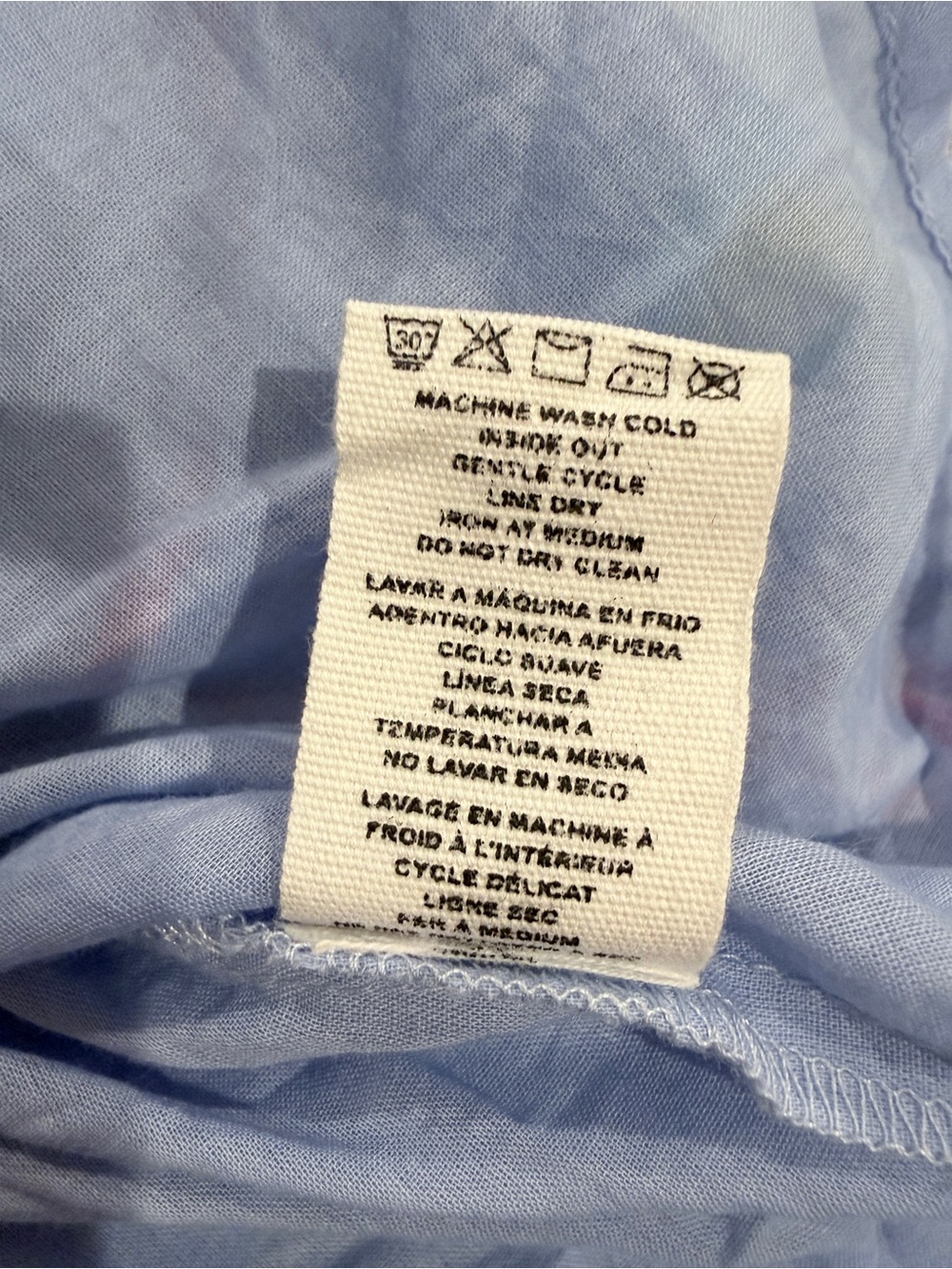 Anthropologie dRA Los Angeles 100% Cotton Light Blue Neon Striped Summer Dress - Picture 12 of 15